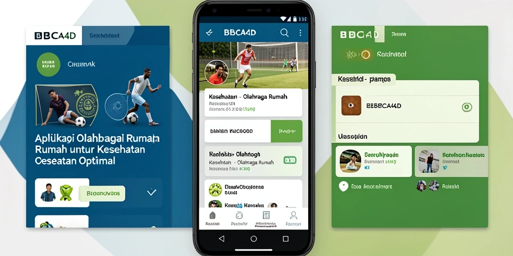 Tampilan antarmuka BBCA4D yang intuitif dan mudah digunakan untuk olahraga rumah.
