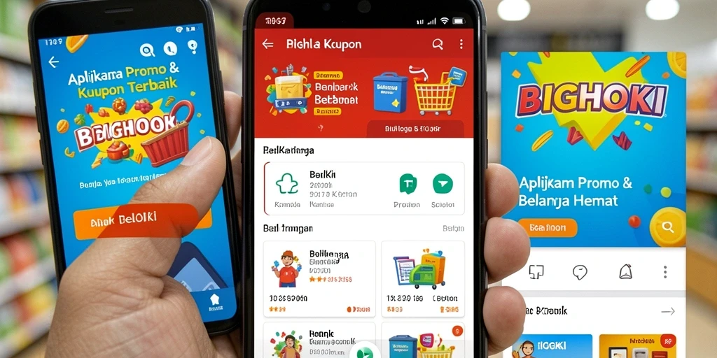 Tampilan antarmuka aplikasi BIGHOKI yang menarik dan mudah digunakan.