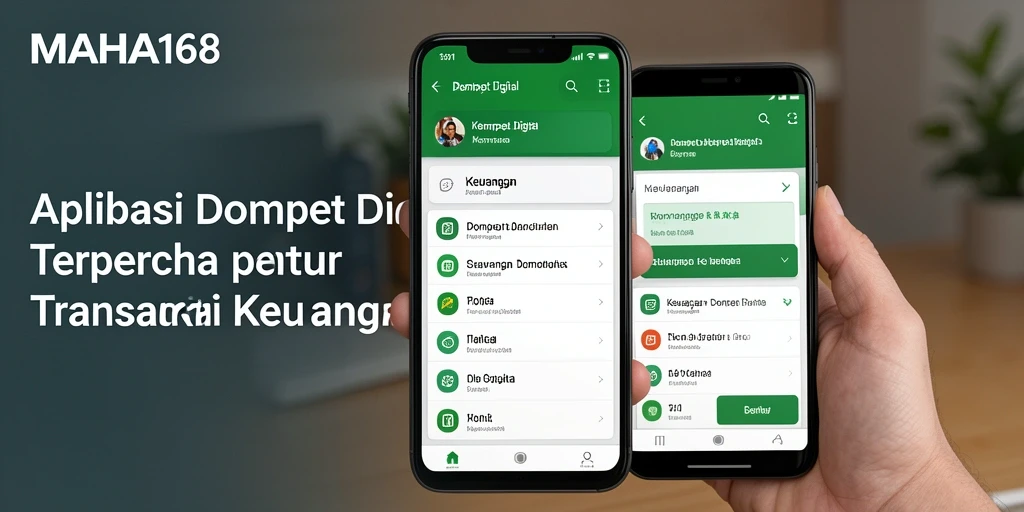 Tampilan antarmuka MAHA168 yang modern dan fungsional.